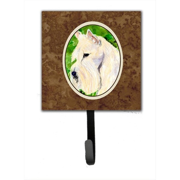 Jensendistributionservices 4.25 x 6 in. Scottish Terrier Leash Or Key Hook MI1713252 - main